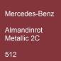 Preview: Mercedes-Benz, Almandinrot Metallic 2C, 512.